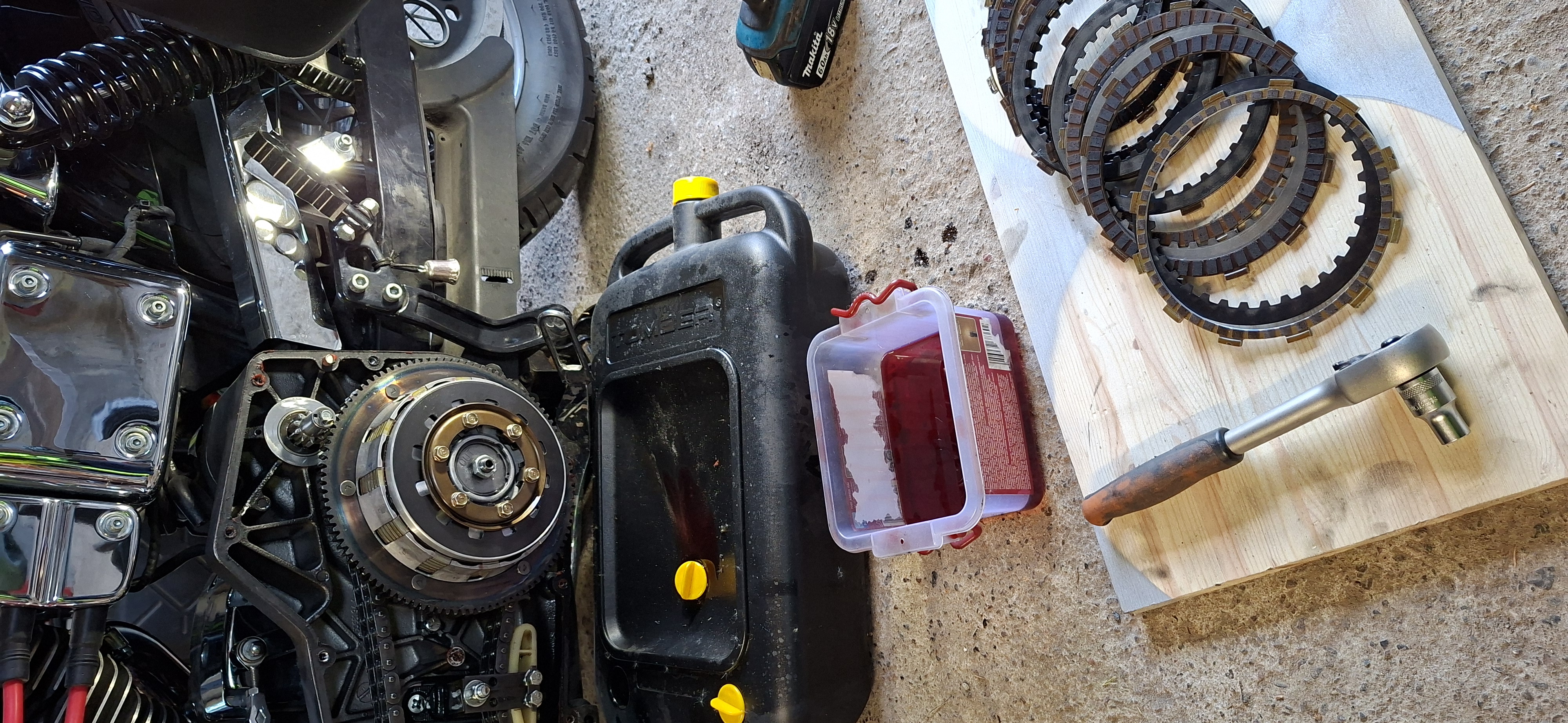 Motorcycle maintenance project